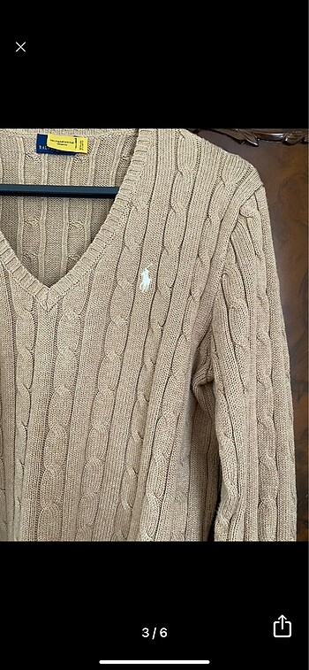 Polo Ralph Lauren Ralph lauren saç örgü kazak