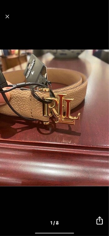 Ralph Lauren bej renk kemer