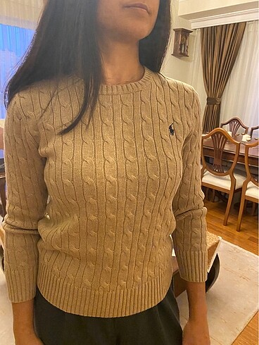 Ralph Lauren camel renk kazak