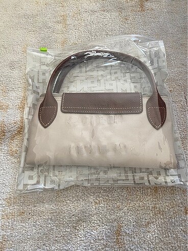 Longchamp Longchamp krem kahve çanta S beden