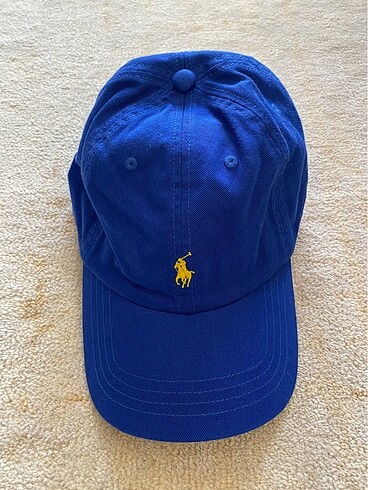Ralph Lauren cap lacivert sarı logolu şapka