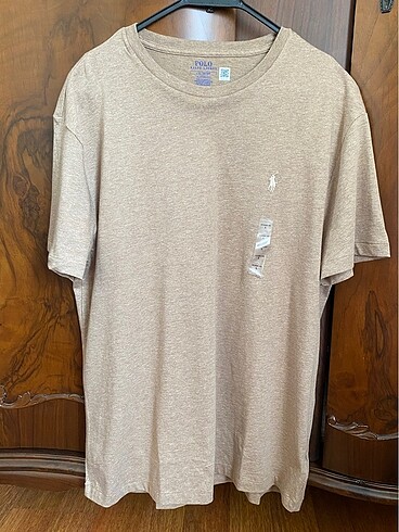 Ralph Lauren erkek camel tişört L beden