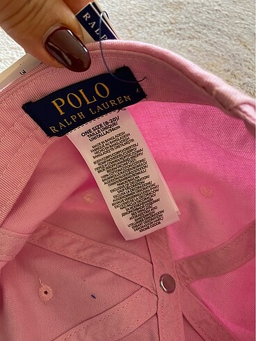 Beden Ralph lauren polo pembe şapka