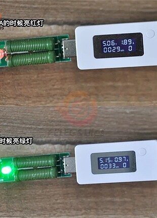  Usb 5v 1a/2a Voltaj Deşarj Direnci Kuru Yük Test Cihazı Anahtarl