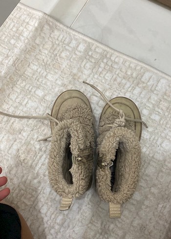 Kız Çocuk Bej Kürklü Bot - Görsel 6