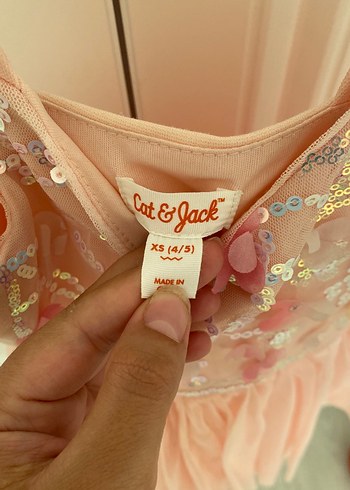 Zara Pembe Nakışlı Bohem Kız Elbisesi