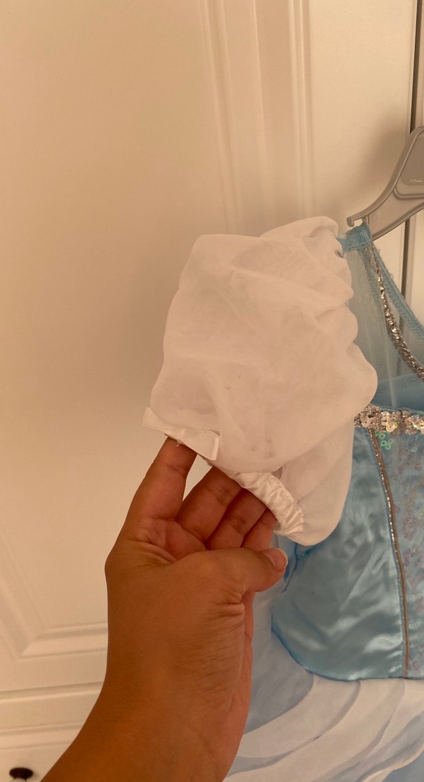 Işıltılı Mavi Kız Çocuk Kostümü - Görsel 3