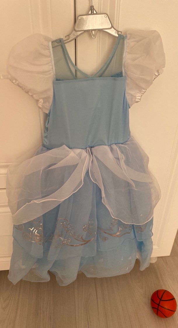 Işıltılı Mavi Kız Çocuk Kostümü - Görsel 5