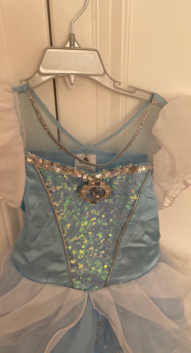 Işıltılı Mavi Kız Çocuk Kostümü - Görsel 2