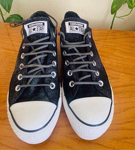 40 Beden siyah Renk Converse bayan spor ayakkabı