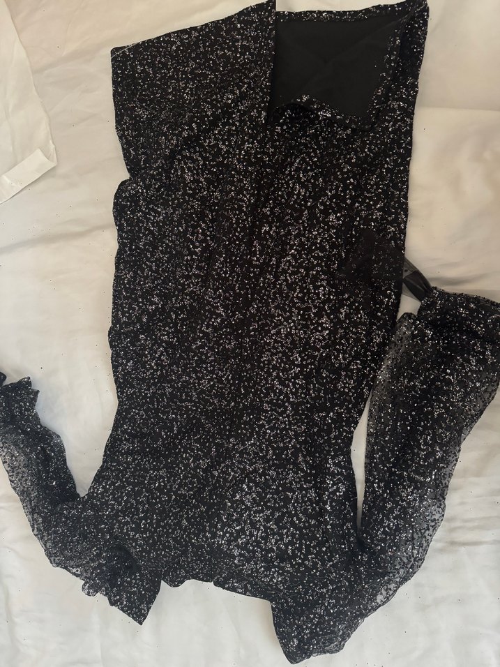 Siyah Taş Detay Abiye - Görsel 5