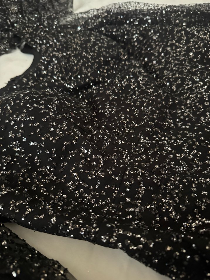 Siyah Taş Detay Abiye - Görsel 4