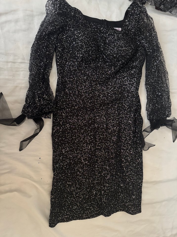 Siyah Taş Detay Abiye - Görsel 2