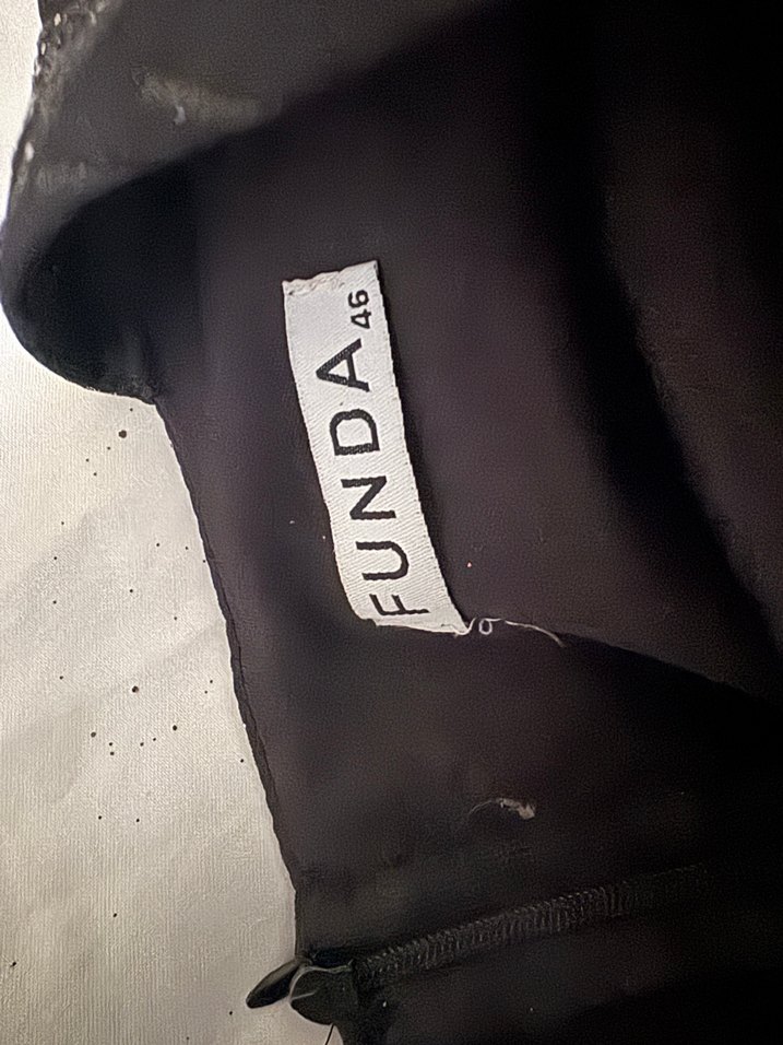 Siyah Pilili Uzun Abiye Elbise - Görsel 4