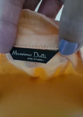 l Beden Massimo Dutti ince trlko Bluz