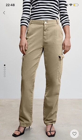 Mango kargo jean pantolon