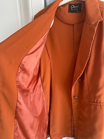 xl Beden turuncu Renk BLAZER CEKET