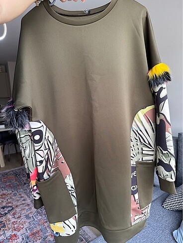 Haki scuba tunik butik ürünü