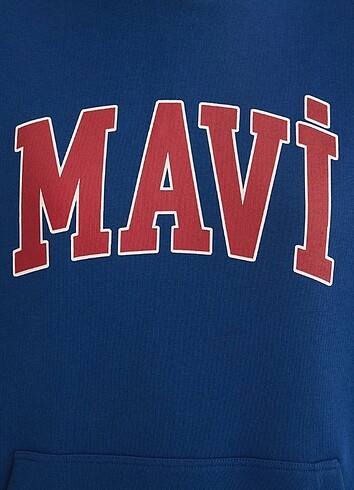 s Beden Mavi sweatshırt
