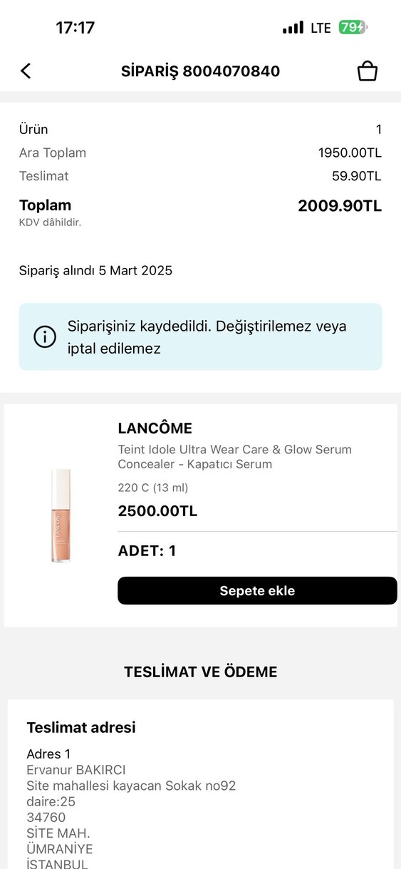 lancome  Kapatıcı - Görsel 4