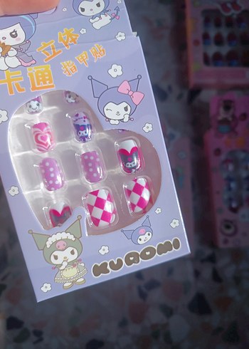 Pastel Renkli 72 Parça Tırnak Süsleri - Görsel 4