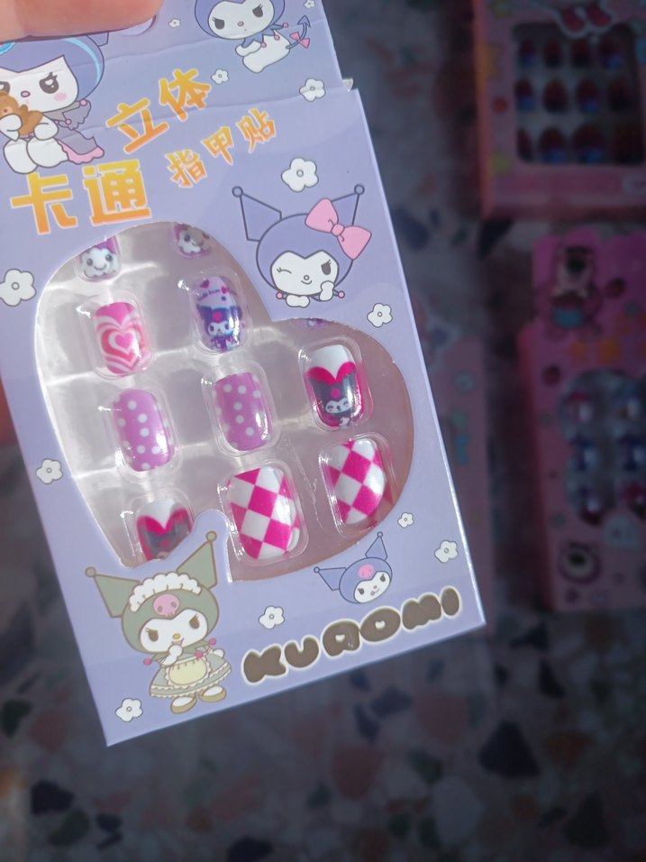 Pastel Renkli 72 Parça Tırnak Süsleri - Görsel 4