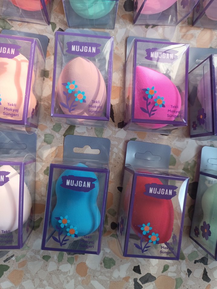 Renkli Makyaj Süngeri Seti - Görsel 2