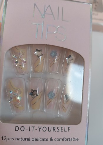 Pastel Pembe Tırnak Uçları 12'li Set - Görsel 7