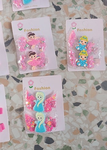 Renkli Boncuklu Çocuk Saç Tokaları - Görsel 3