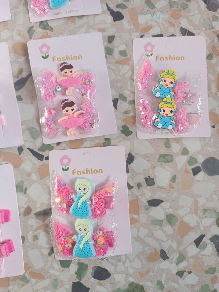 Renkli Boncuklu Çocuk Saç Tokaları - Görsel 3