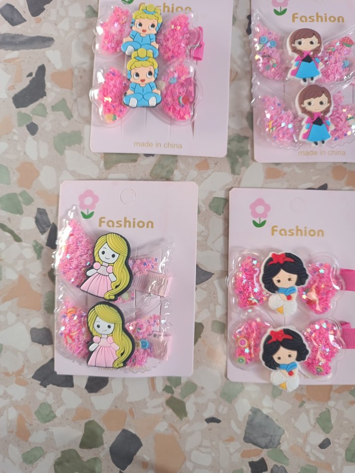 Renkli Boncuklu Çocuk Saç Tokaları - Görsel 2