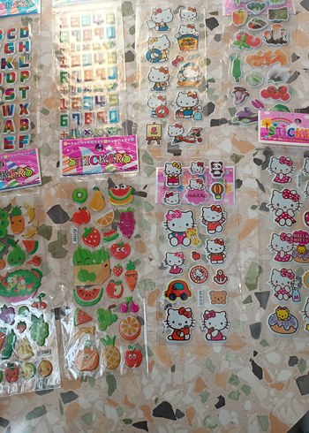 Renkli Çocuk Çıkartmaları Seti - Görsel 3