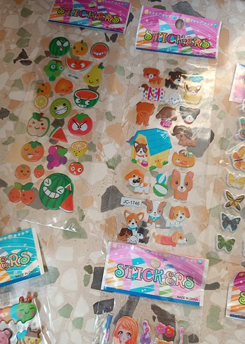 Renkli Çocuk Çıkartmaları Seti - Görsel 7