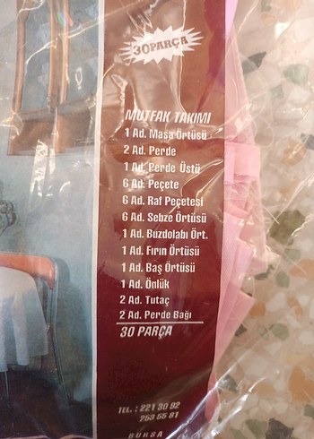 Sevim Çeyiz mutfak seti - Görsel 2