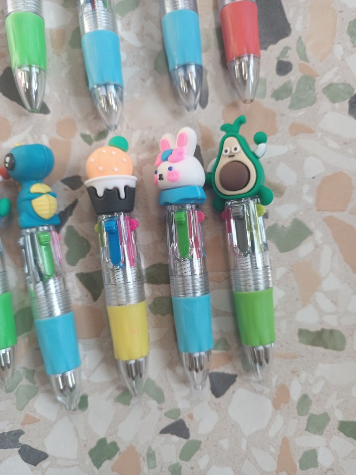 Renkli Karakterli Çoklu Tükenmez Kalem Seti - Görsel 5