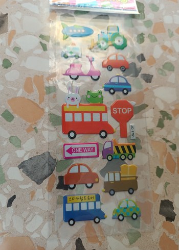 Renkli Çocuk Sticker Seti - Görsel 8