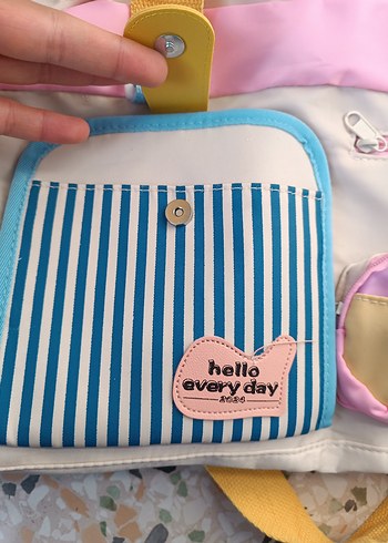 Pastel Renkli Çok Bölmeli el valizi - Görsel 2