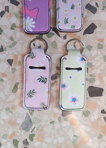 Pastel Desenli ruj kılıfı Velcro - Görsel 2