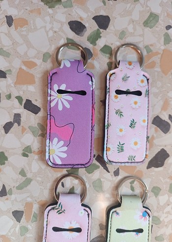 Pastel Desenli ruj kılıfı Velcro - Görsel 4