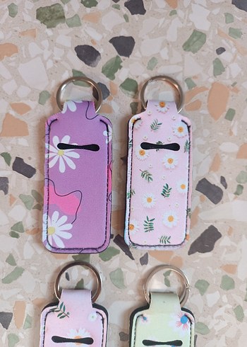 Pastel Desenli ruj kılıfı Velcro - Görsel 3