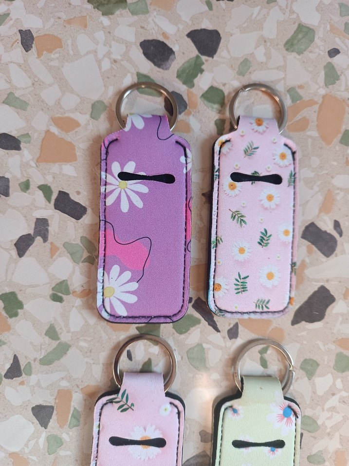 Pastel Desenli ruj kılıfı Velcro - Görsel 4