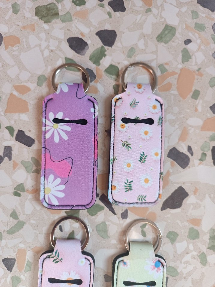 Pastel Desenli ruj kılıfı Velcro - Görsel 3