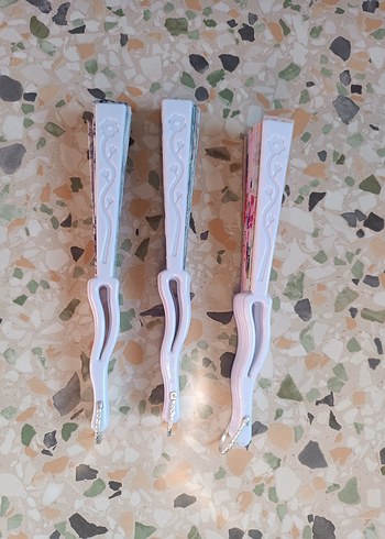 Çiçek Desenli Katlanabilir El Yelpazesi - Görsel 7