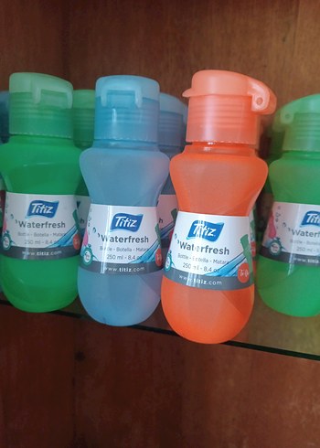 Renkli Titiz Waterfresh Plastik Su Şişeleri - Görsel 2