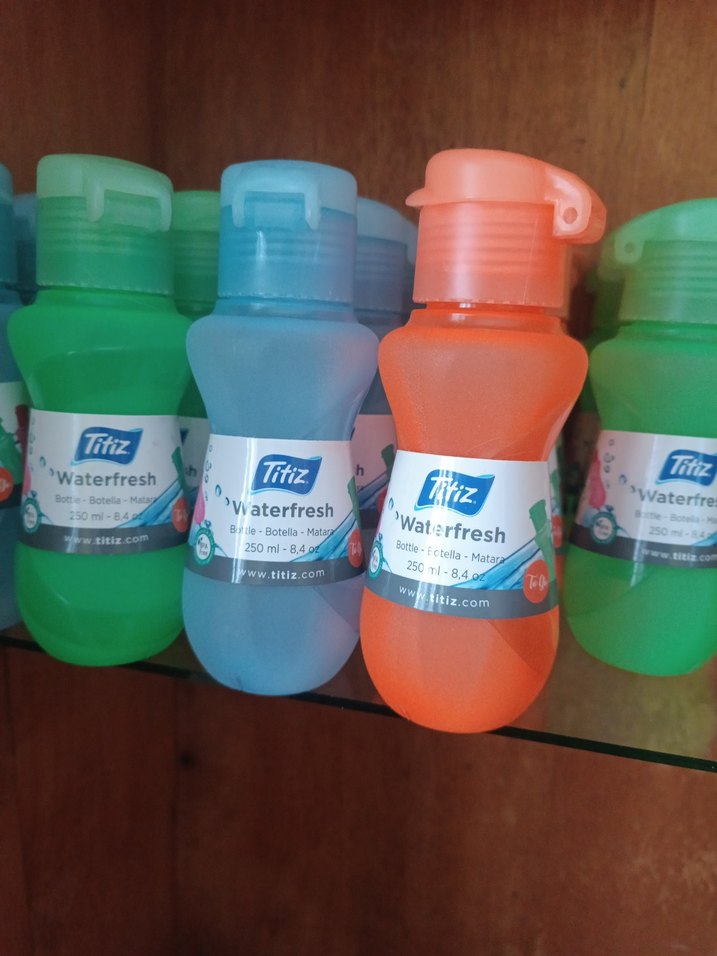 Renkli Titiz Waterfresh Plastik Su Şişeleri - Görsel 2