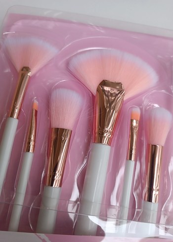 YARICCI Pembe Makyaj Fırça Seti - Görsel 6