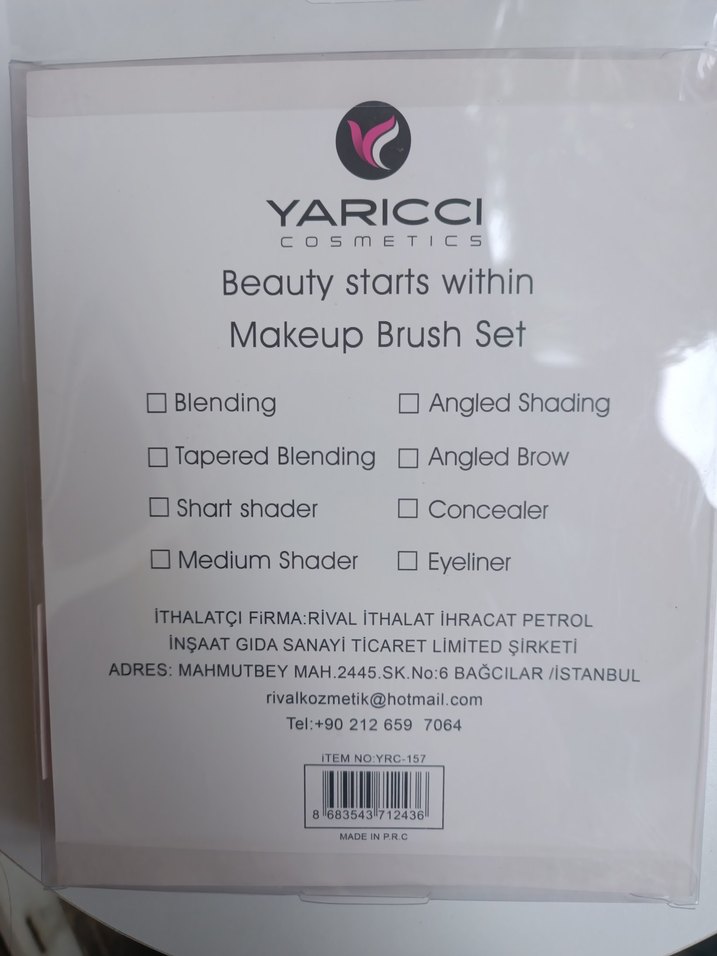 YARICCI Pembe Makyaj Fırça Seti - Görsel 3