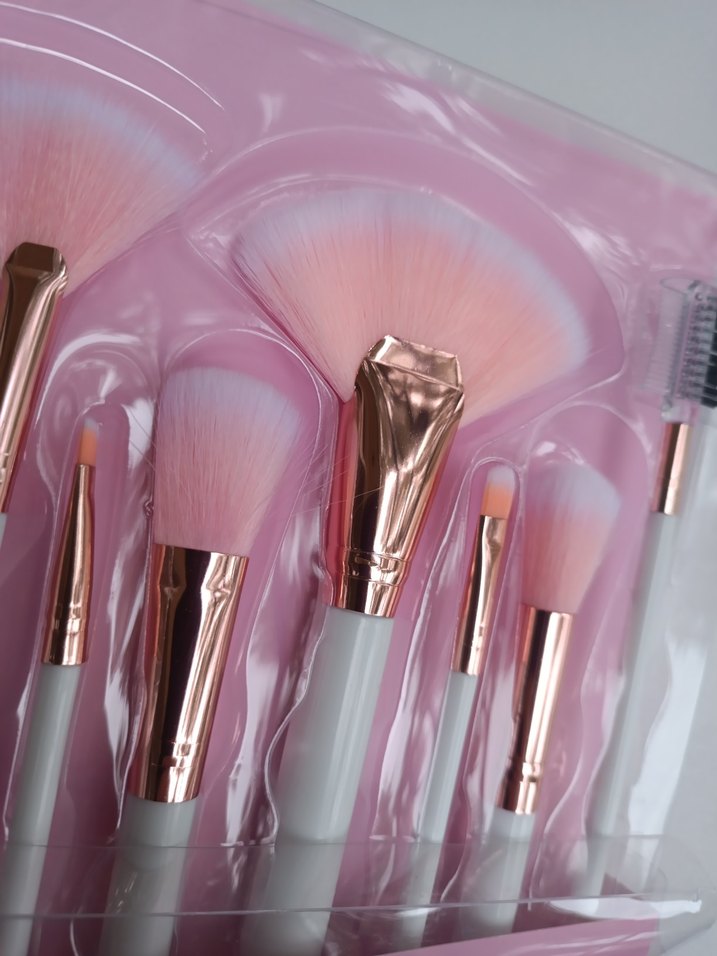 YARICCI Pembe Makyaj Fırça Seti - Görsel 5