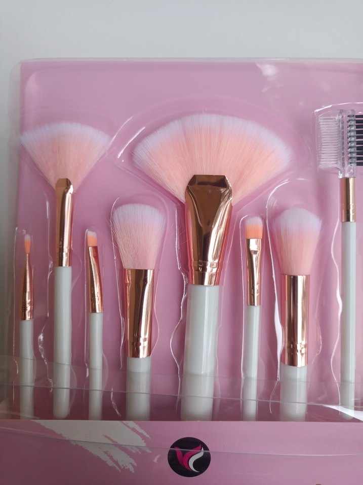 YARICCI Pembe Makyaj Fırça Seti - Görsel 4