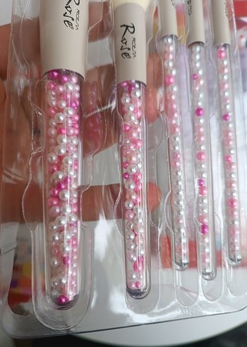 5 Parça Pastel Renkli Makyaj Fırça Seti - Görsel 12